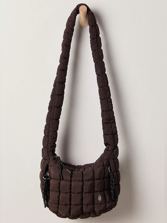 FP Movement by Free People Handbags - FP Movement Quilted Baby Carryall Sling Bag Chocolate Brown 🤎 NWOT